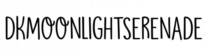 DKMoonlightSerenade  Fuentes Gratis Descargar