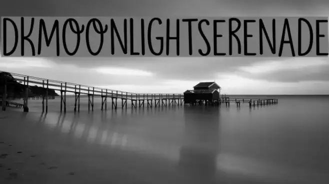 DKMoonlightSerenade Font examples