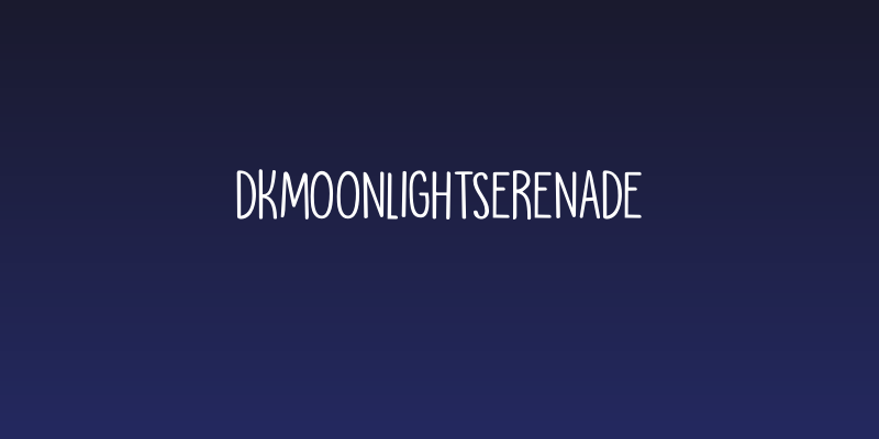 DKMoonlightSerenade Social Header