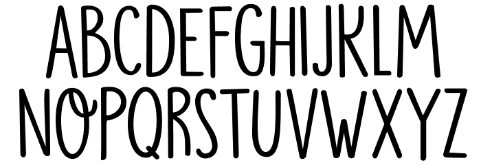 DKMoonlightSerenade Font LOWERCASE