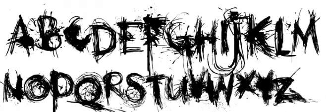 DKMothman Schriftart Groß