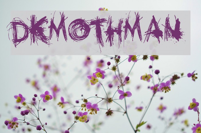 DKMothman Font examples