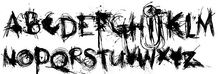 DKMothman Font LOWERCASE