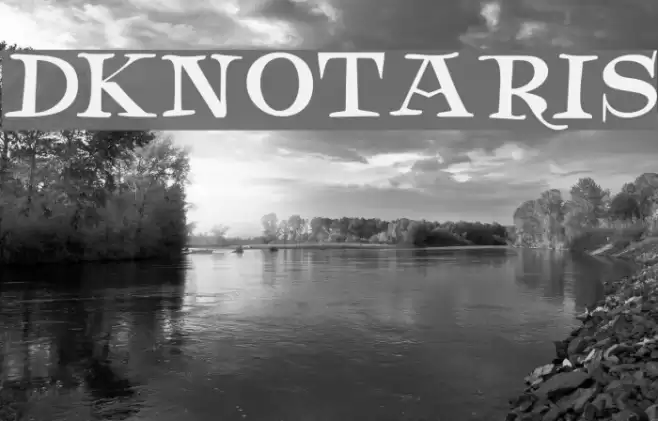 DKNotaris Font examples