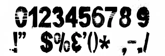 DKNutnik Font OTHER CHARS