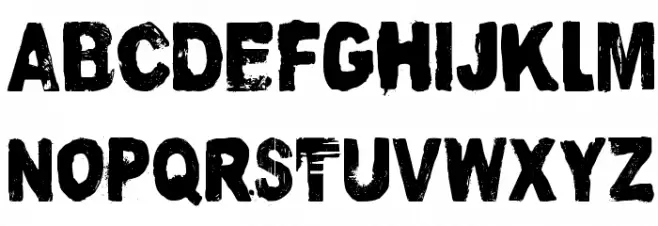 DKNutnik Schriftart Groß