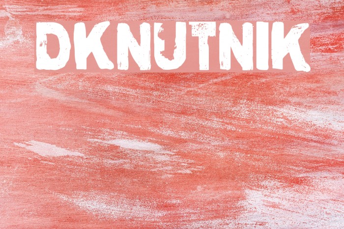 DKNutnik Font examples