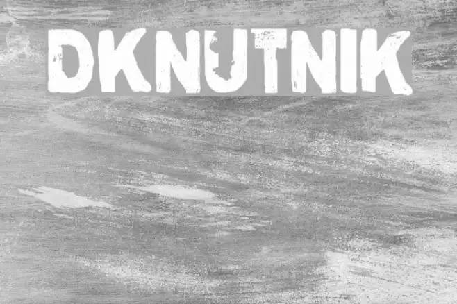 DKNutnik Font examples