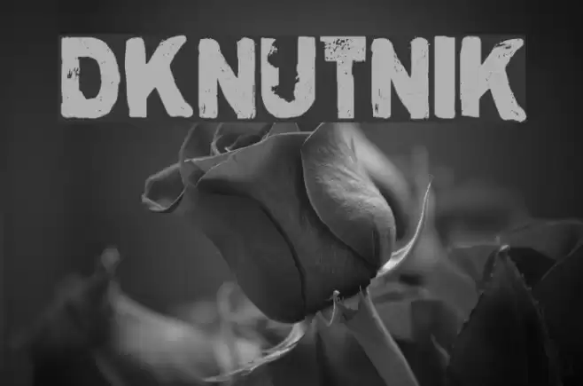 DKNutnik Font examples