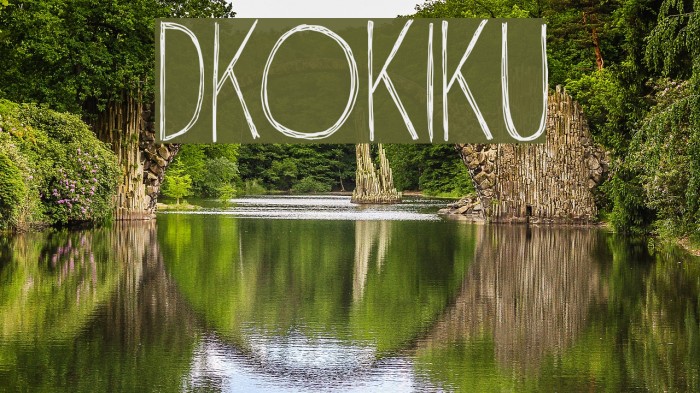 DKOkiku Font examples