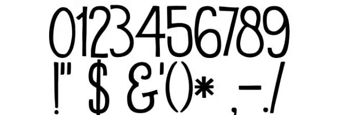 DKOranjerie Font OTHER CHARS