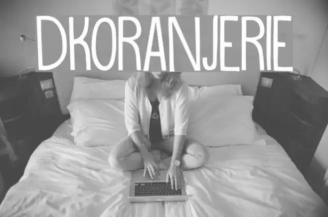 DKOranjerie Font examples