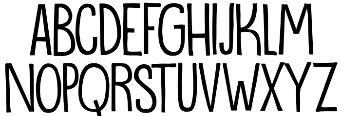DKOranjerie Font LOWERCASE