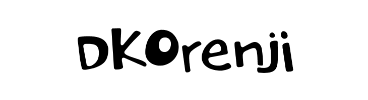 DKOrenji  フリーフォントのダウンロード