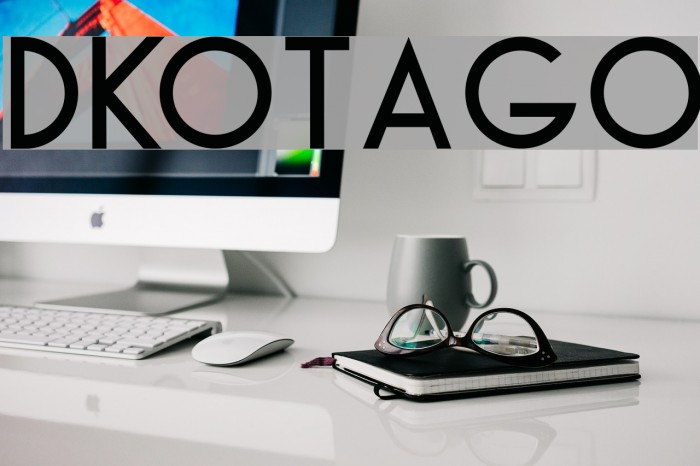 DKOtago Font examples