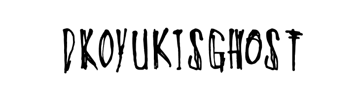 DKOyukisGhost Font