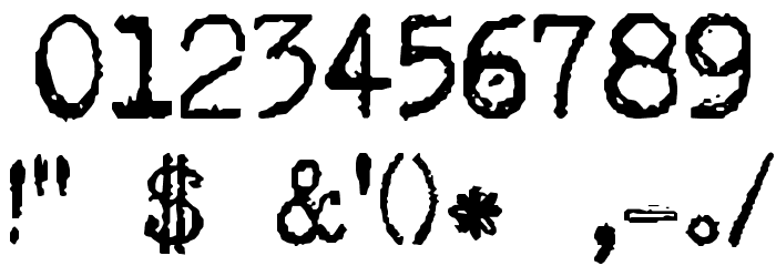 DKP.I. Font OTHER CHARS