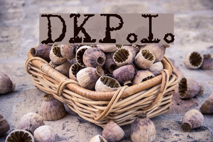 DKP.I. Font examples
