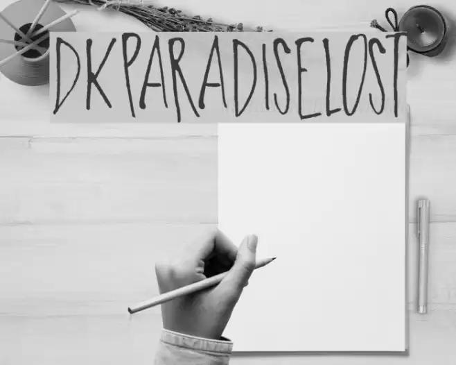 DKParadiseLost Font examples