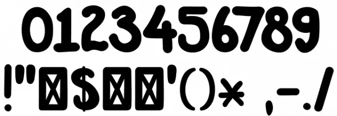 DKPardesi Font OTHER CHARS