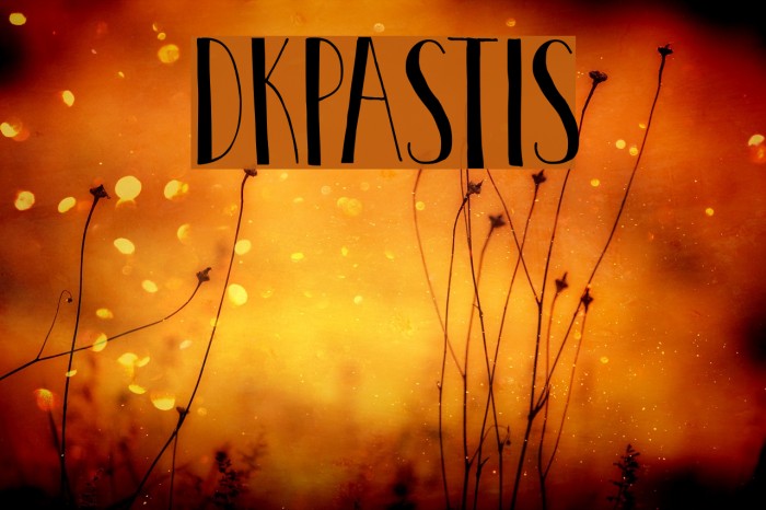 DKPastis Font examples