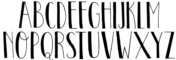 DKPastis Font LOWERCASE