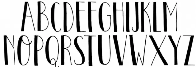 DKPastis Font LOWERCASE