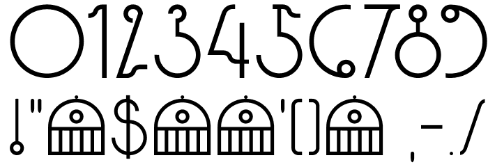 DKPaviljoen Font OTHER CHARS