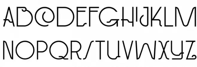 DKPaviljoen Font UPPERCASE