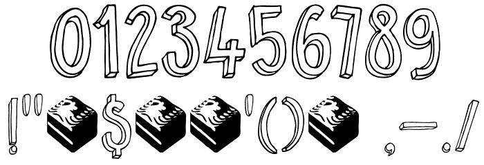 DKPetitFour Font OTHER CHARS