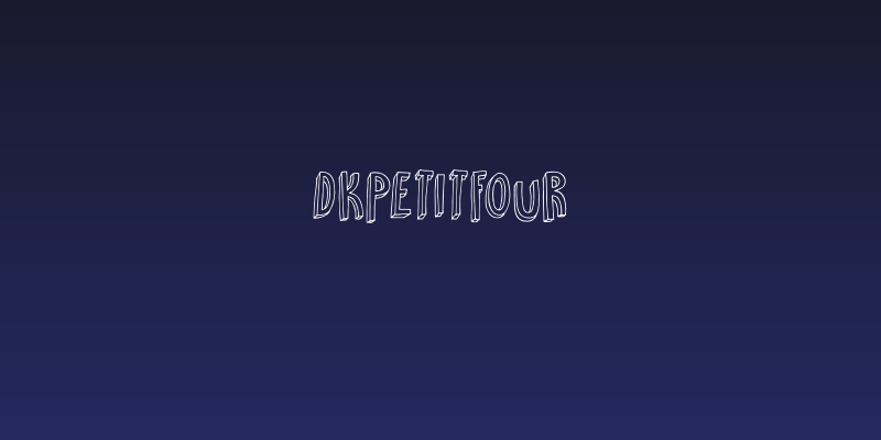 DKPetitFour Social Header