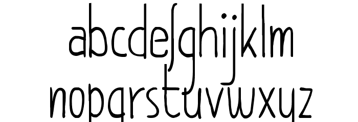 DKPimpernel Font LOWERCASE