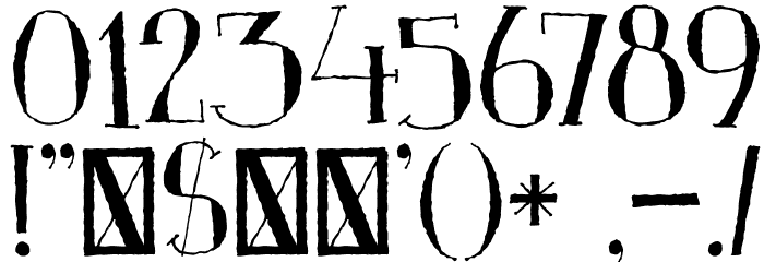 DKPinkus Font OTHER CHARS