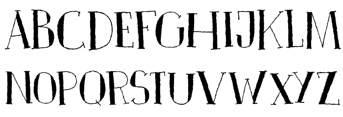 DKPinkus Font LOWERCASE