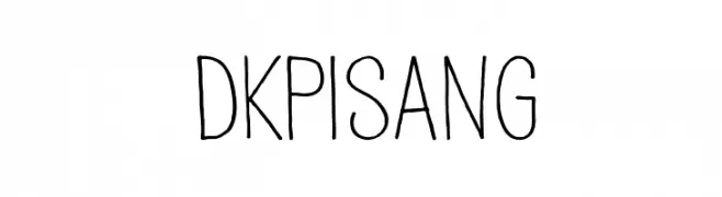 DKPisang  Frei Schriftart Herunterladen