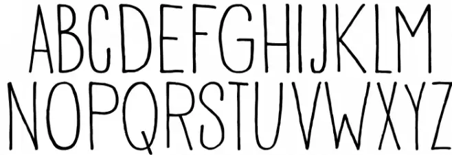 DKPisang フォント 大文字
