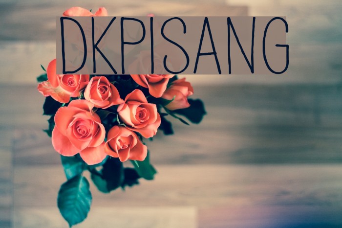 DKPisang Font examples