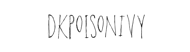 DKPoisonIvy  Descarca Fonturi Gratis