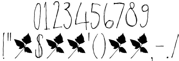 DKPoisonIvy Font OTHER CHARS