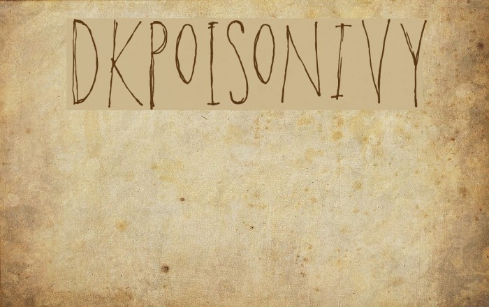 DKPoisonIvy Font examples