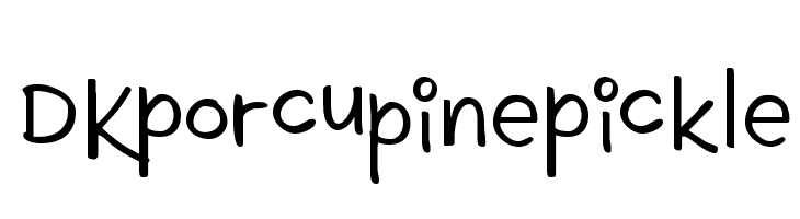DKPorcupinePickle  नि: शुल्क फ़ॉन्ट्स डाउनलोड