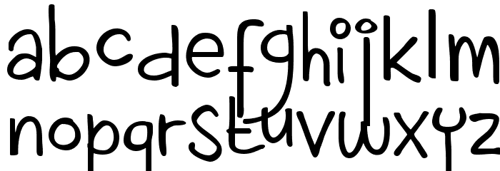 DKPorcupinePickle Font LOWERCASE