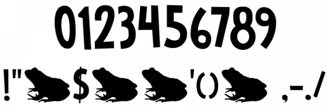 DKPrinceFrog Font OTHER CHARS