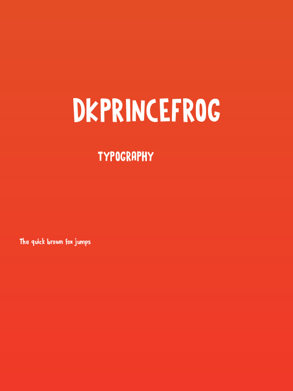 DKPrinceFrog Poster