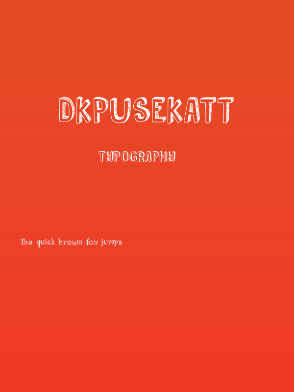DKPusekatt Poster