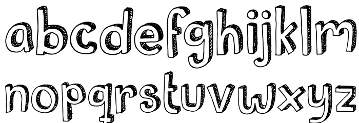 DKPusekatt Font LOWERCASE