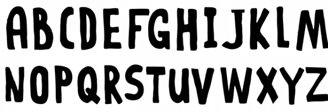 DKRabbitOnTheMoon Шрифта ВЕРХНИЙ
