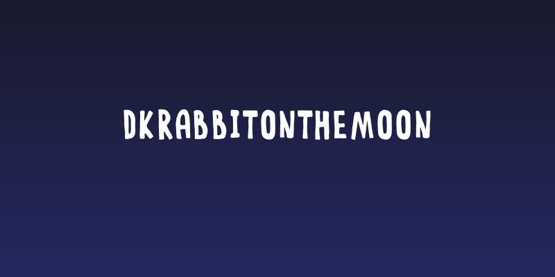DKRabbitOnTheMoon Social Header