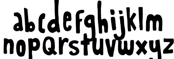 DKRabbitOnTheMoon Font LOWERCASE