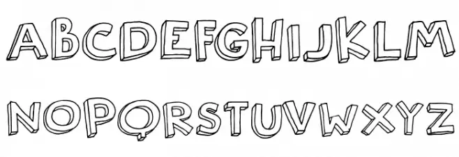 DKRosyLee Schriftart Groß